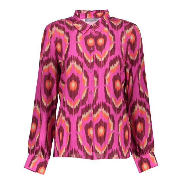 Geisha blouse print 53635-20 420 pink/fuchsia 06615.615.0022 large