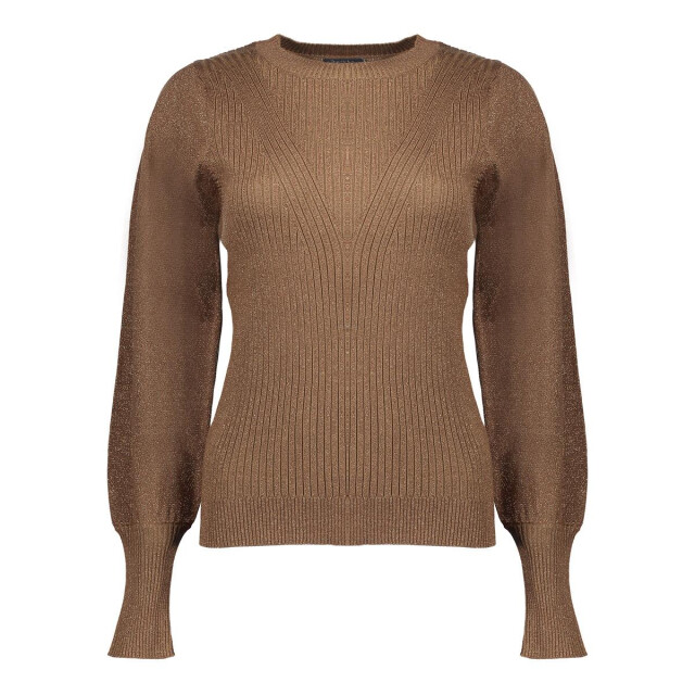 Geisha pullover pleated shoulders lurex 54530-14 720 sand 06712.820.0138 large