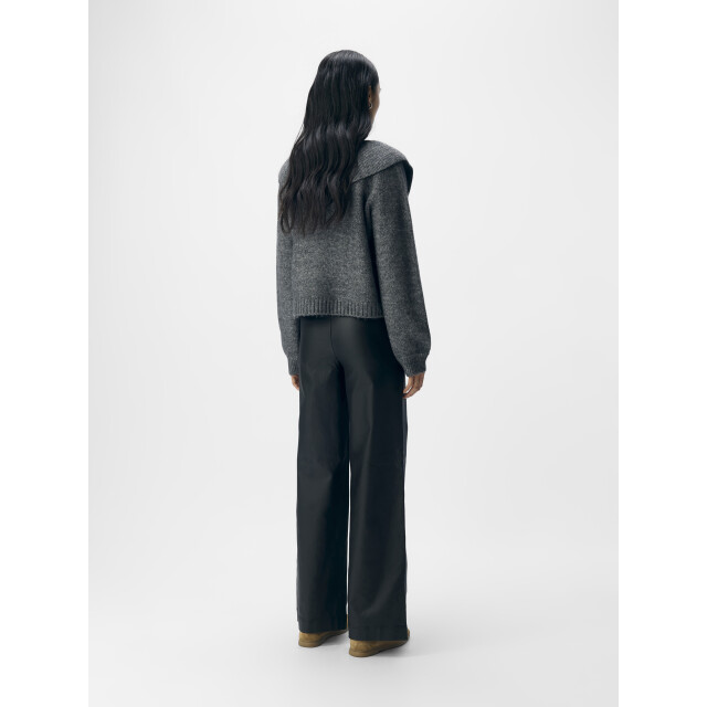 Object objdenisi l/s lo knit cardigan noos 23047269 medium grey melange 06741.941.0010 large