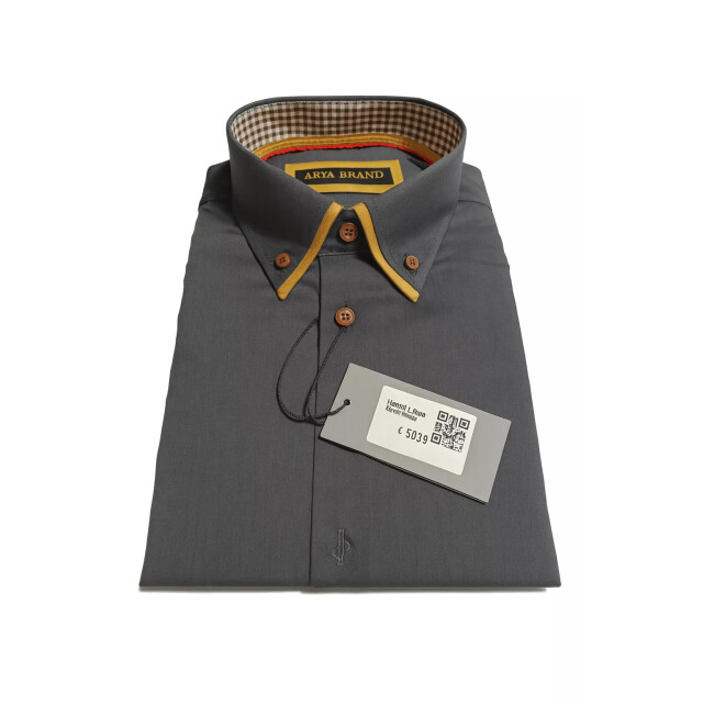 Arya Brand herenoverhemd - harde kraag katoen 113614-ANT large