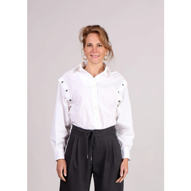 Haute L'Amitié Haute l’amitié button sleeve blouse 9692269347144 large