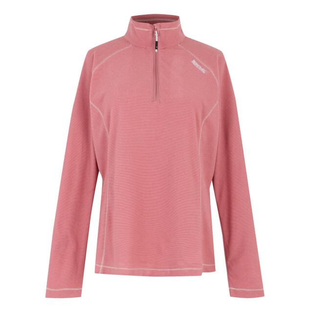 Regatta Geweldige outdoor dames montes half zip fleece top UTRG1953_dustyrose large