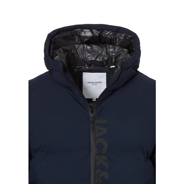 Jack & Jones Heren winterjas jjkaito puffer jacket donker 12282300-Sky Captain large
