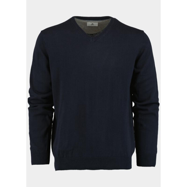 Bos Bright Blue Pullover v-hals 100% katoen 528100cct-13/60 191359 large