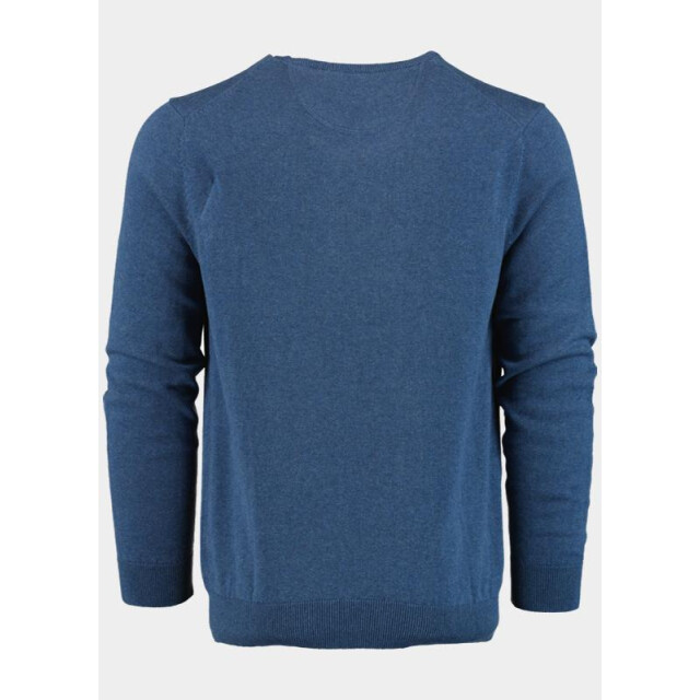 Bos Bright Blue Pullover ronde hals 100% katoen 528200cct-13/675 191357 large