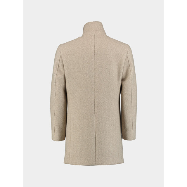 Bos Bright Blue Wollen jas quinsy coat 25301qu52bo/820 sand 199287 large