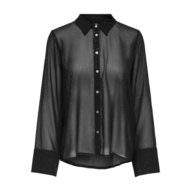 Only Onlstar life l/s grace glitter shirt wvn black/the 15360319-177911001 large