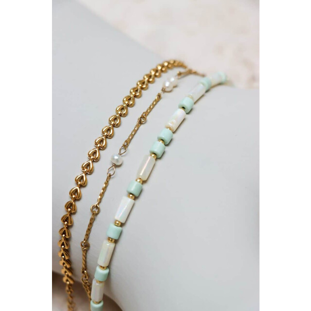 Label Kiki K.sa.215.1 baby shell bracelet K.SA.215.1 Baby shell bracelet large