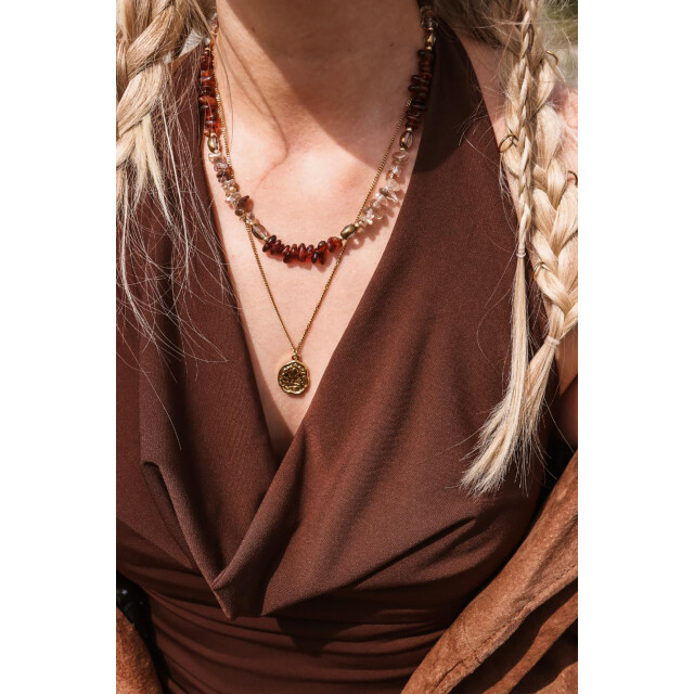 Label Kiki K.sk.214.1 gold rush necklace K.SK.214.1 Gold rush necklace large