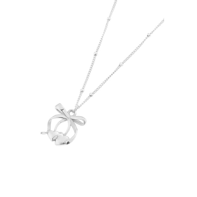 Label Kiki K.sk.186.2 cherry bow necklace K.SK.186.2 Cherry bow necklace large