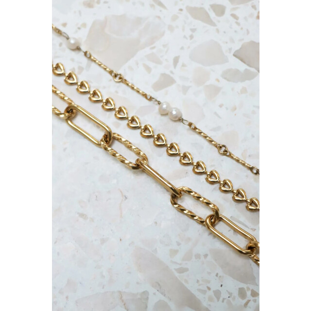 Label Kiki K.sa.215.1 baby shell bracelet K.SA.215.1 Baby shell bracelet large
