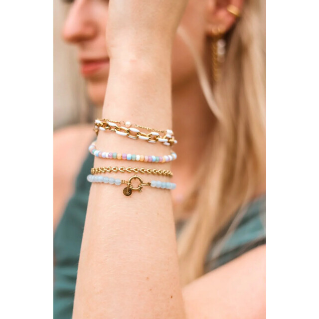 Label Kiki K.sa.215.1 baby shell bracelet K.SA.215.1 Baby shell bracelet large