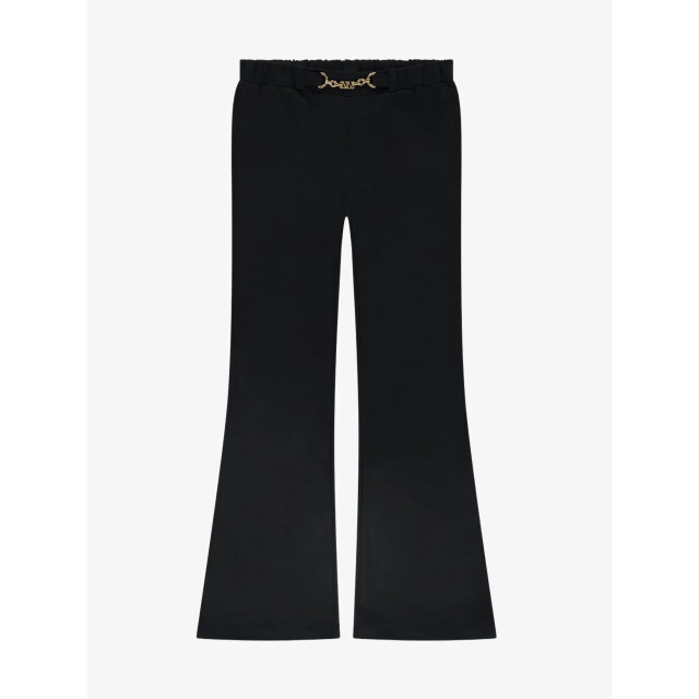 Nik & Nik Meisjes broek flared sage zwart G-2-697-2505-9000 large