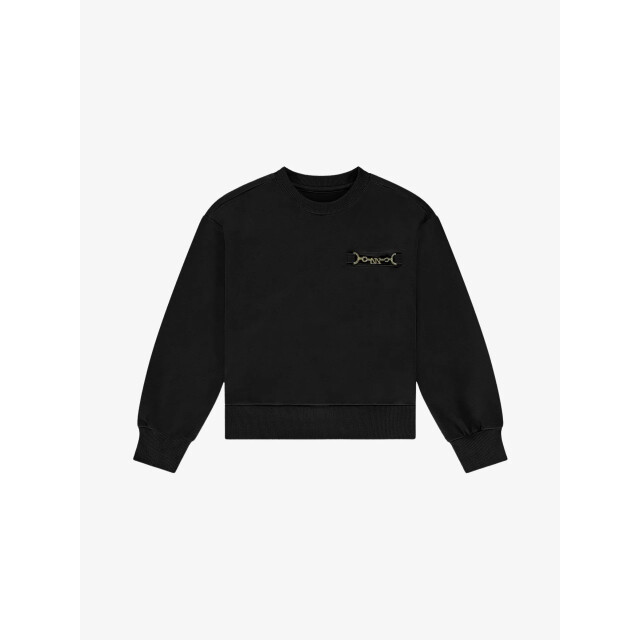 Nik & Nik Meisjes sweater sage zwart G-8-698-2505-9000 large