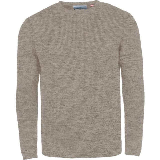 Kronstadt Ks35020 abel crew 039 sand mix - trui crew-neck 039 Sand Mix/KS35020 ABEL crew large