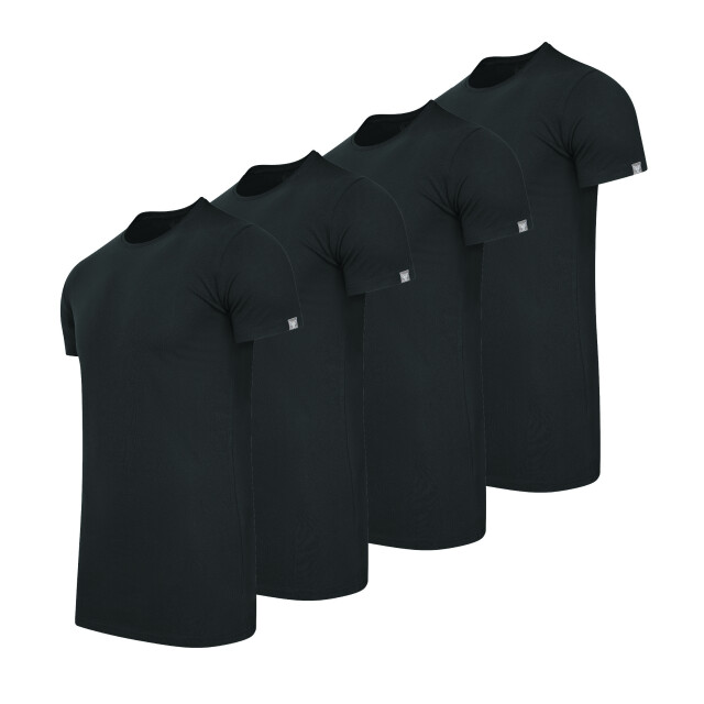 Cappuccino Italia 4-pack t-shirts CAP-4PT-O-BLK-XL large