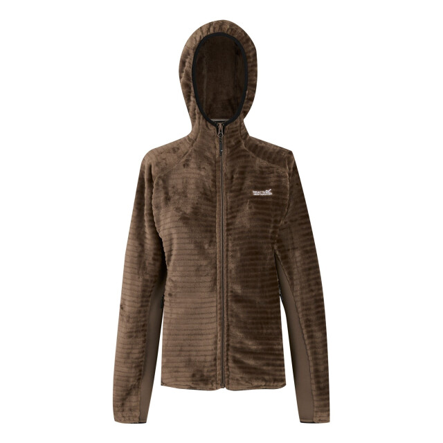 Regatta Dames endra fleecejas met capuchon UTRG11109_mocha large Regatta Dames endra fleecejas met capuchon UTRG11109_mocha large