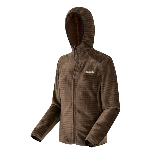 Regatta Dames endra fleecejas met capuchon UTRG11109_mocha large Regatta Dames endra fleecejas met capuchon UTRG11109_mocha large