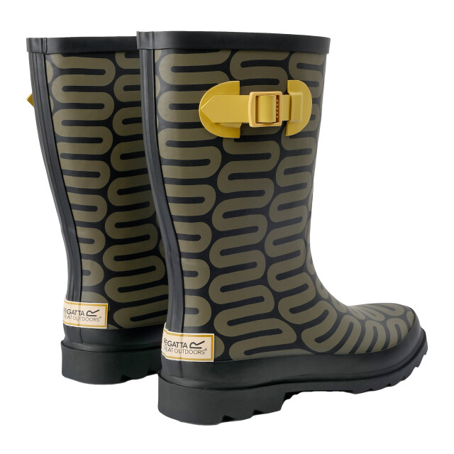 Regatta Dames orla kiely regen cloud mid calf wellington laarzen UTRG11089_olive large