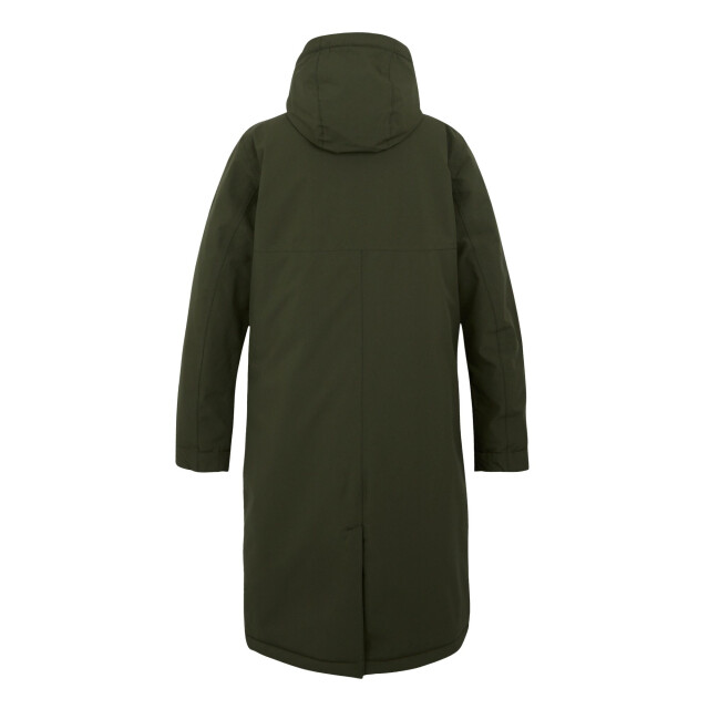 Regatta Dames yarli longline waterdichte jas UTRG10920_darkkhakilightvanilla large