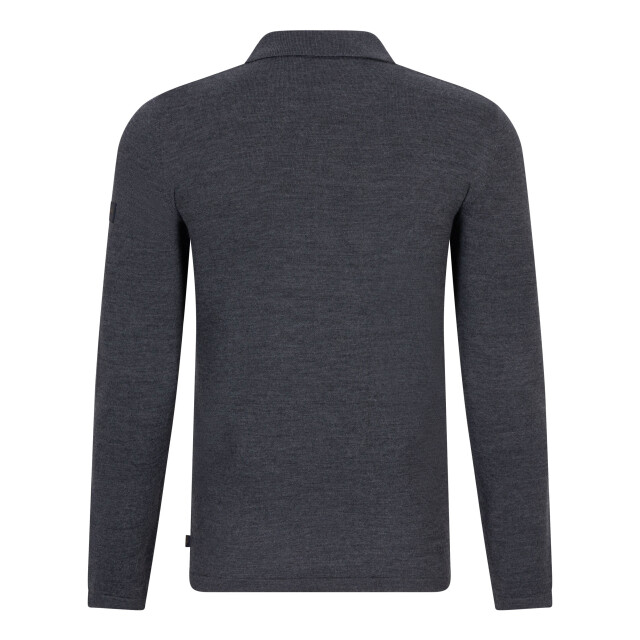 Cavallaro Cavallaro zip polo long sleeve 106562-001-M large