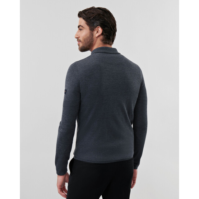 Cavallaro Cavallaro zip polo long sleeve 106562-001-M large
