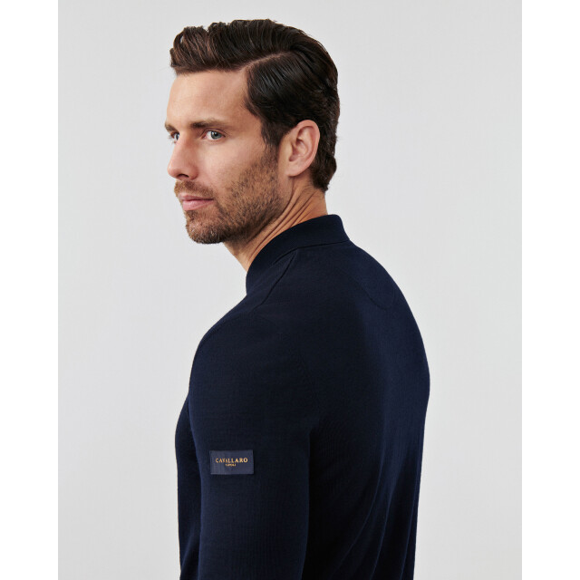 Cavallaro Cavallaro polo long sleeve 106560-001-M large