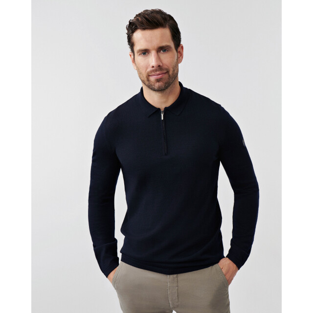 Cavallaro Cavallaro polo long sleeve 106560-001-M large