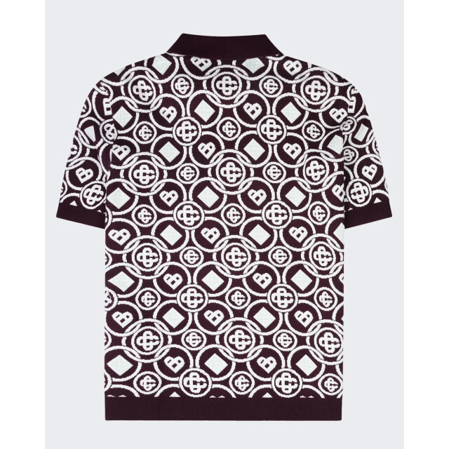 Casablanca Heren monogram polo M-AW25-KW-1092-01 large