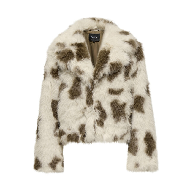 Only Onljamie faux fur jacket cc otw ecru dessin 4509.08.0004 large