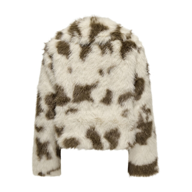 Only Onljamie faux fur jacket cc otw ecru dessin 4509.08.0004 large