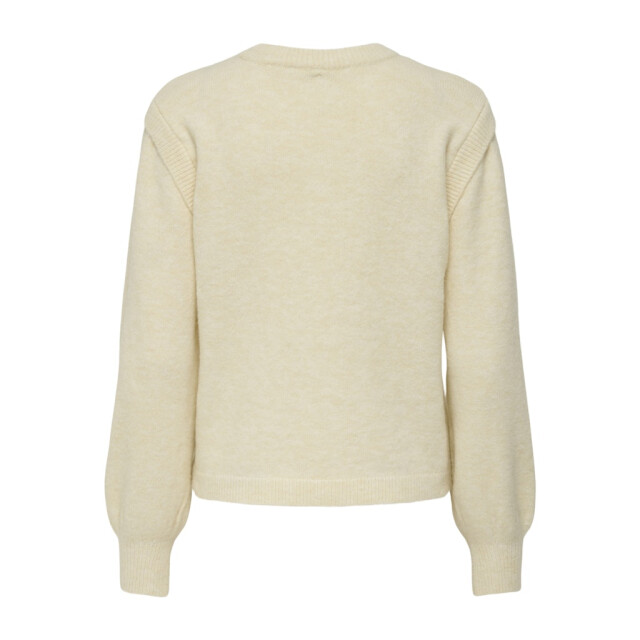 Only Onlrene life ls button o-neck cs knt off-white 4219.02.0012 large