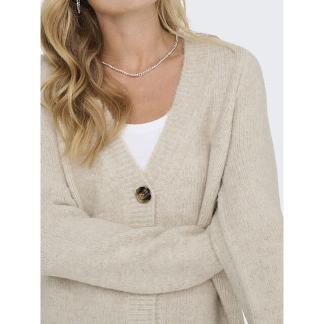 Only Onlzoey ls regular cardigan knt noos beige 4249.05.0006 large