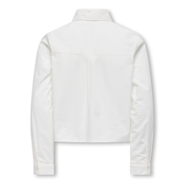 Only Kogclara life short emb shirt wvn off-white 2309.02.0001 large
