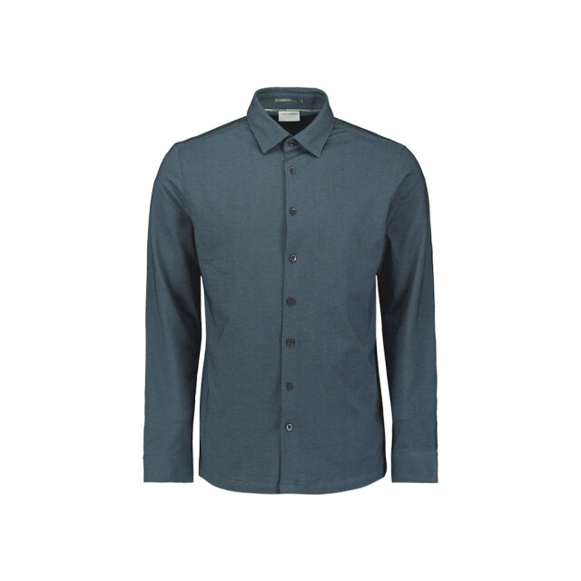 No Excess Shirt jersey blue denim 5309.35.0014 large