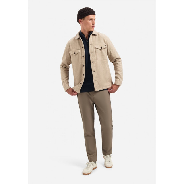 No Excess Overshirt button closure melange zand 5309.04.0001 large