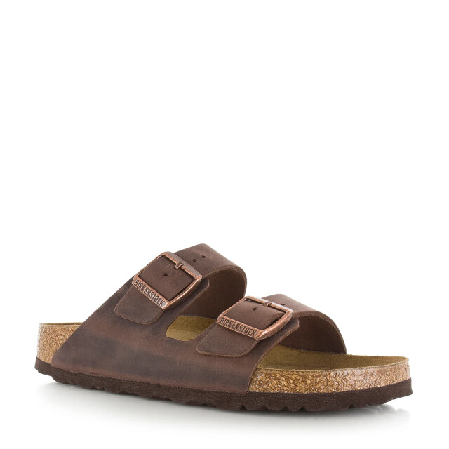 Birkenstock Arizona habana platte sandalen unisex 52533 large