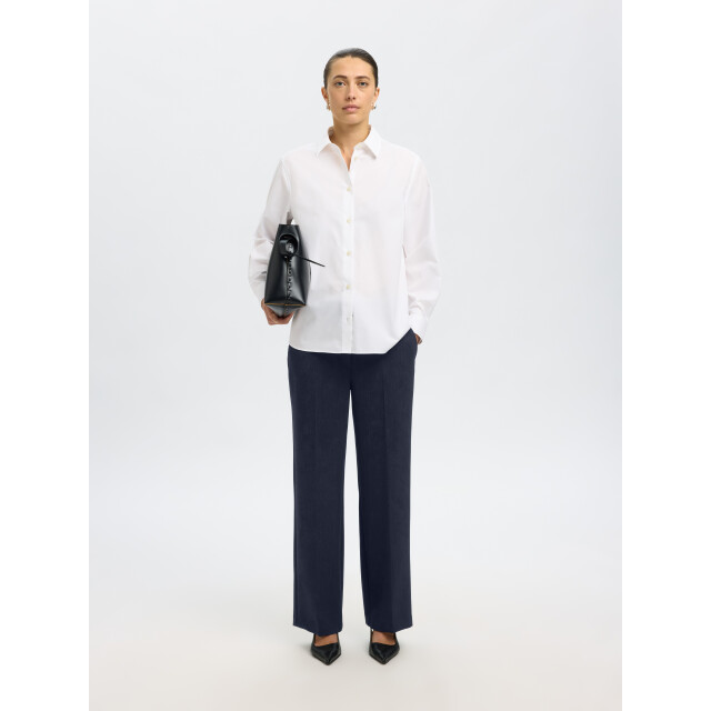 Selected Femme slfrita mw wide pant dark sap mel n 16090234 dark sapphire 06541.240.0056 large