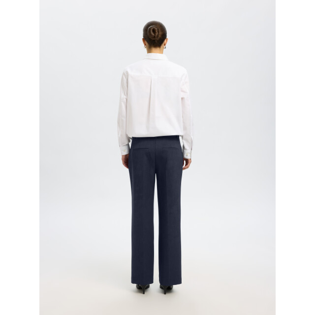 Selected Femme slfrita mw wide pant dark sap mel n 16090234 dark sapphire 06541.240.0056 large