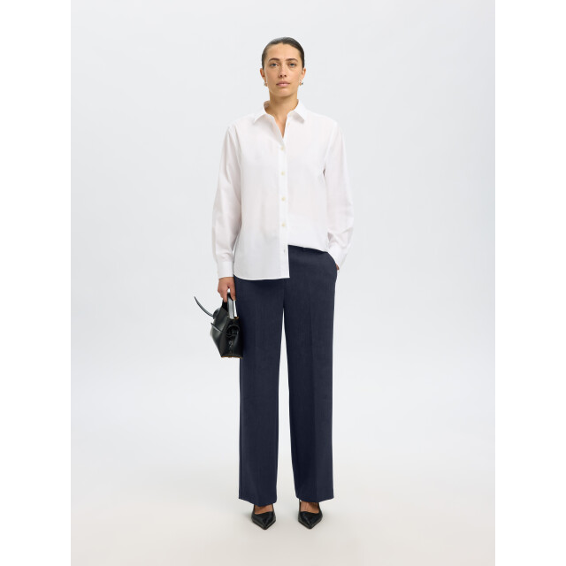 Selected Femme slfrita mw wide pant dark sap mel n 16090234 dark sapphire 06541.240.0056 large