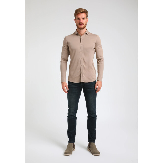 Gabbiano Heren overhemd tone 333510 4445 Gabbiano 333510 4445Taupe large