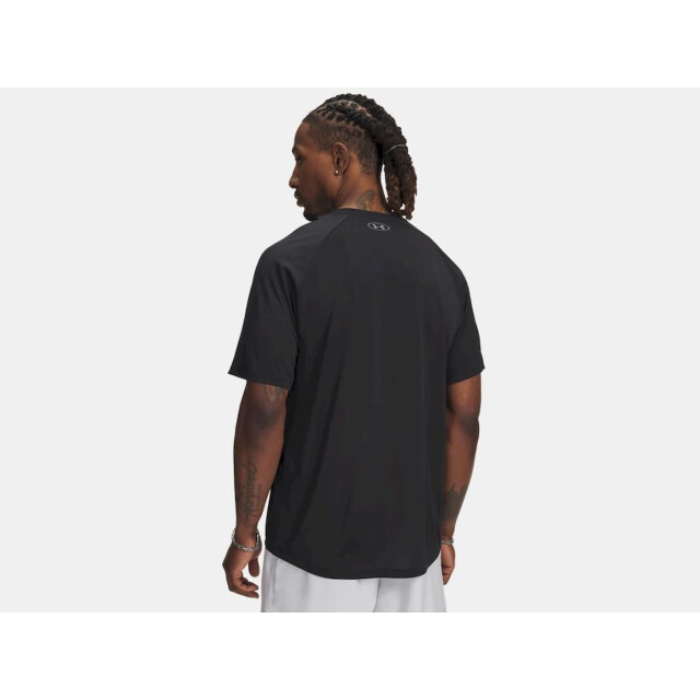 Under Armour ua tech reflective ss-blk training t-shirt korte mouw heren - 073083_990-M large