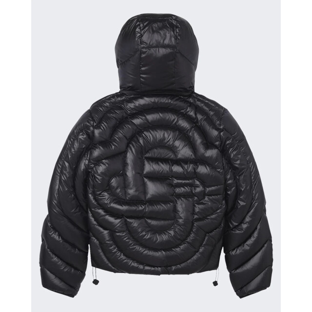 Casablanca Heren mens cc quilted puffer jacket M-AW25-OT-140-01 Nylon large