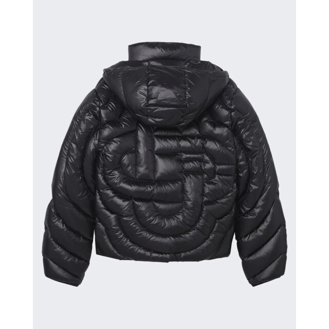 Casablanca Heren mens cc quilted puffer jacket M-AW25-OT-140-01 Nylon large