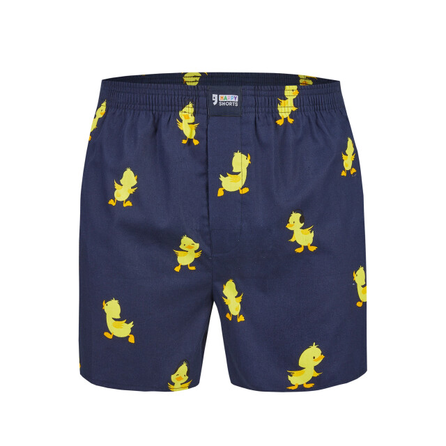 Happy Shorts X heren wijde boxershort met binnenbroek kuiken print HS-X-331 large