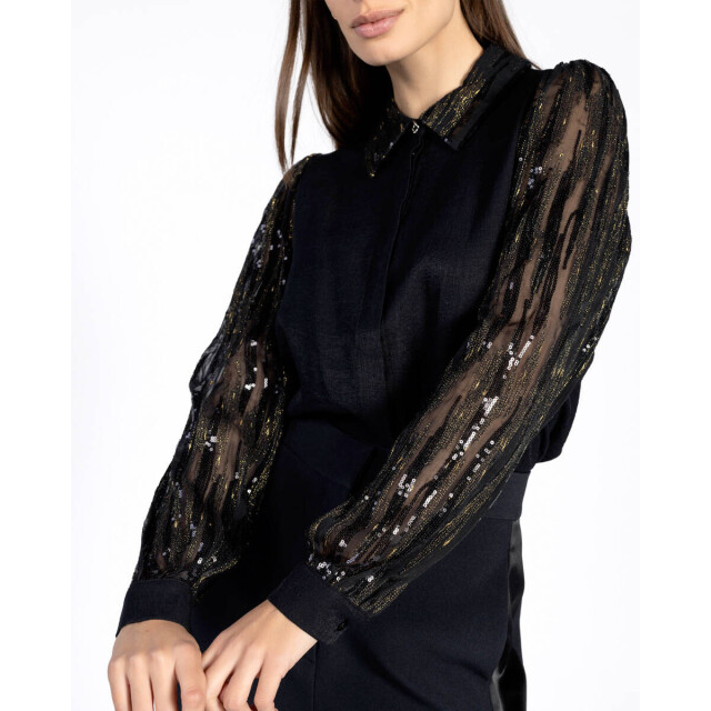 Aaiko Blouse lange mouw pillar paillette Aaiko Blouse lange mouw PILLAR PAILLETTE large
