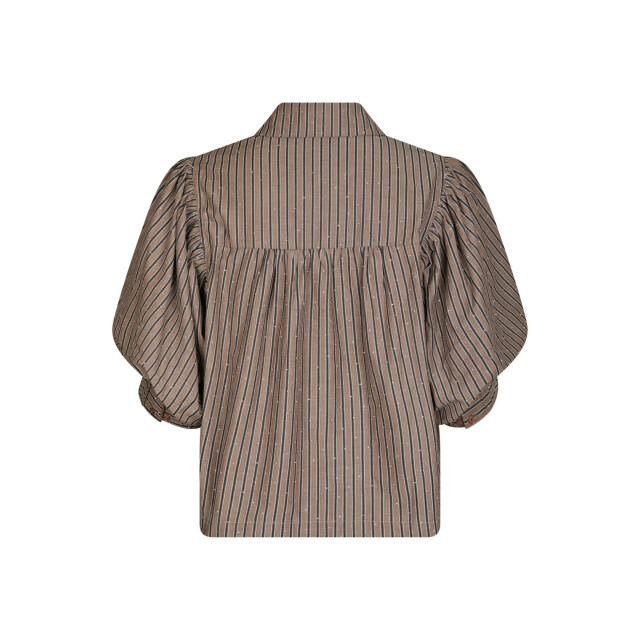 Neo Noir etta soft stripe stone shirt 166416 210 brown 06615.840.0037 large