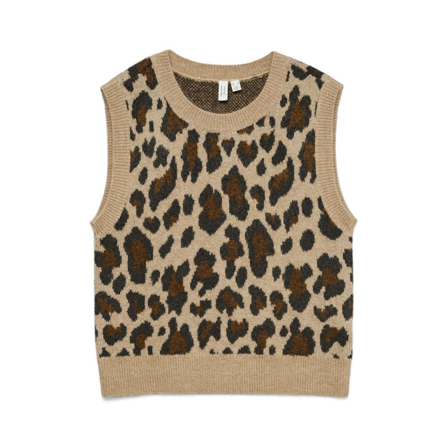 Vero Moda vmleila sl o-neck vest btq 10336933 silver mink 06741.185.0011 large