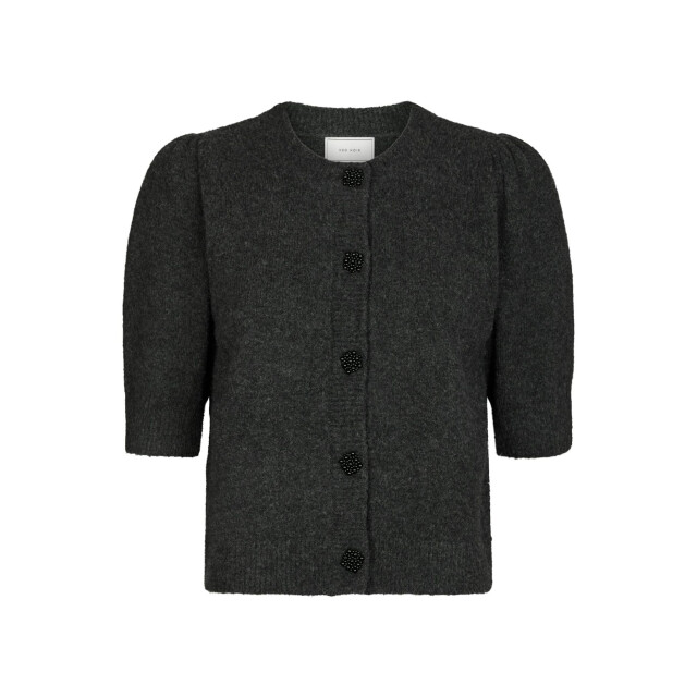 Neo Noir trudy deco knit cardigan 164514 1 antracite melange 06741.980.0016 large Neo Noir trudy deco knit cardigan 164514 1 antracite melange 06741.980.0016 large