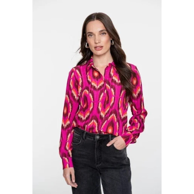 Geisha 53635-20 420 blouse print pink/fuchsia 53635-20 420 large